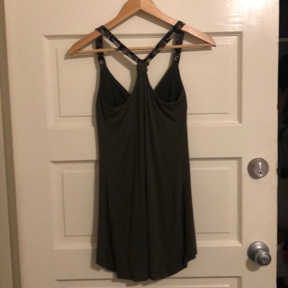 Dark green camouflage strap tank - Picture 3 of 6